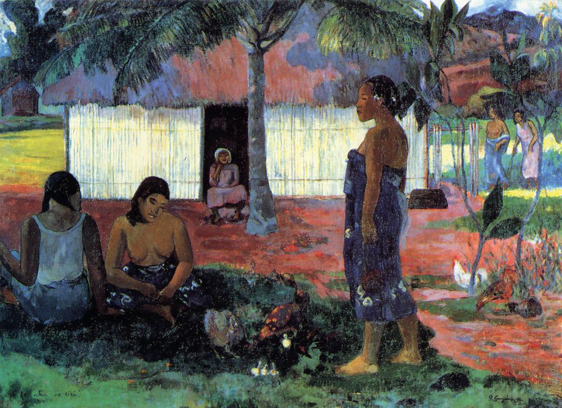 Why are You Angry - Paul Gauguin Painting